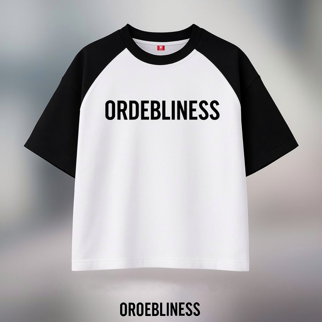 Drop Shoulder T-Shirt – ORDEBLINESS (White)